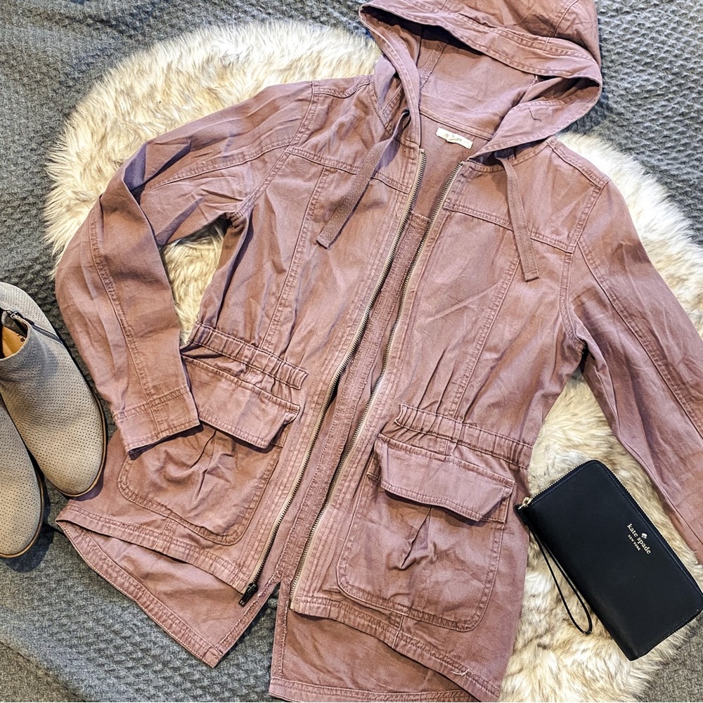 Maurice’s dusty rose / mauve cargo jacket